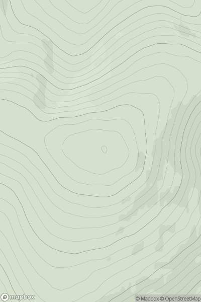 Thumbnail image for Peat Hill [Braemar to Montrose] showing contour plot for surrounding peak